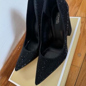 Michael Kors Glitter Black Heels